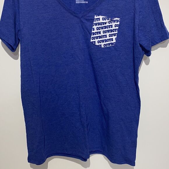 Riccardo Tisci x Nike Women's Blue White V-Neck Athletic Cut T-Shirt Size XXL - Picture 2 of 9